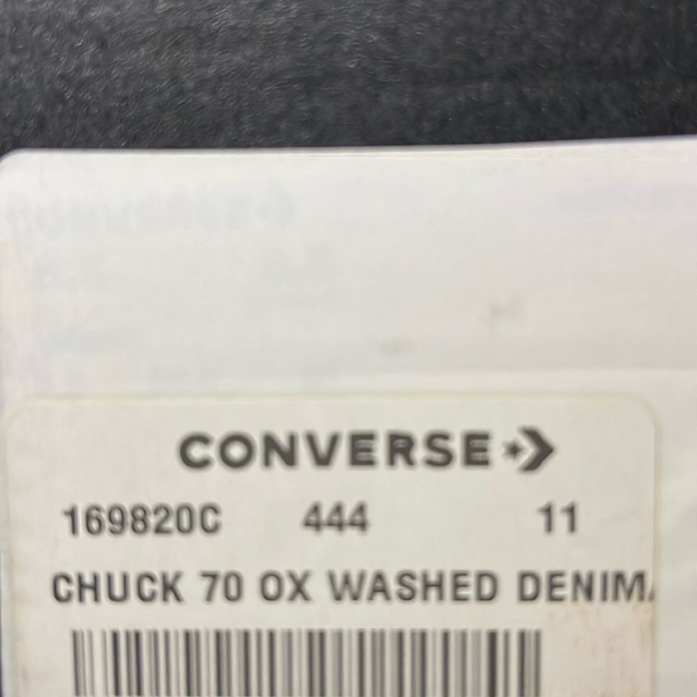 CONVERSE CHUCK 70 OX WASHED DENIM/MULTI/EGRET MEN’ - Picture 16 of 16